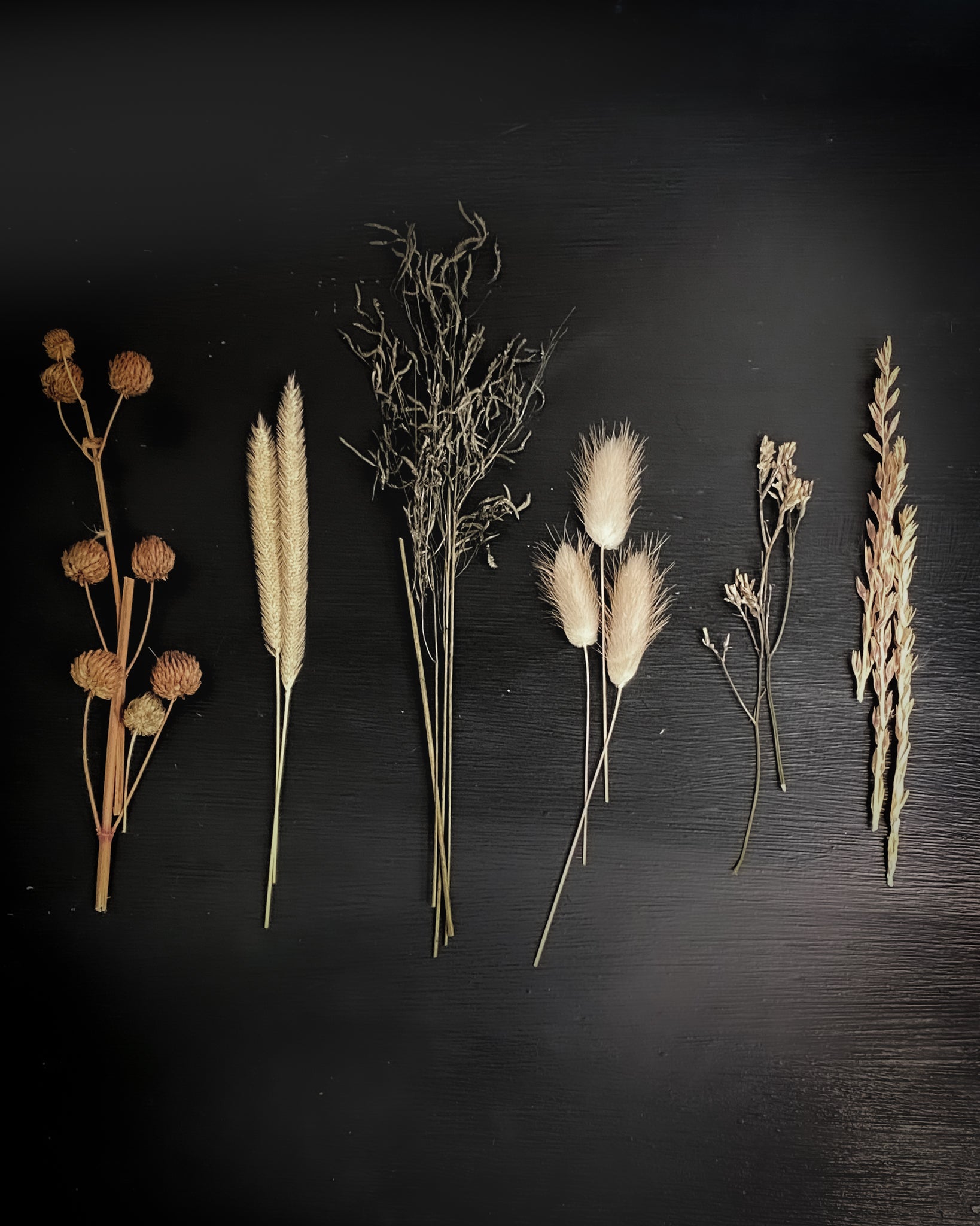 Mali Mango Wood Dried Flower Bar - Burnt Rust - Large