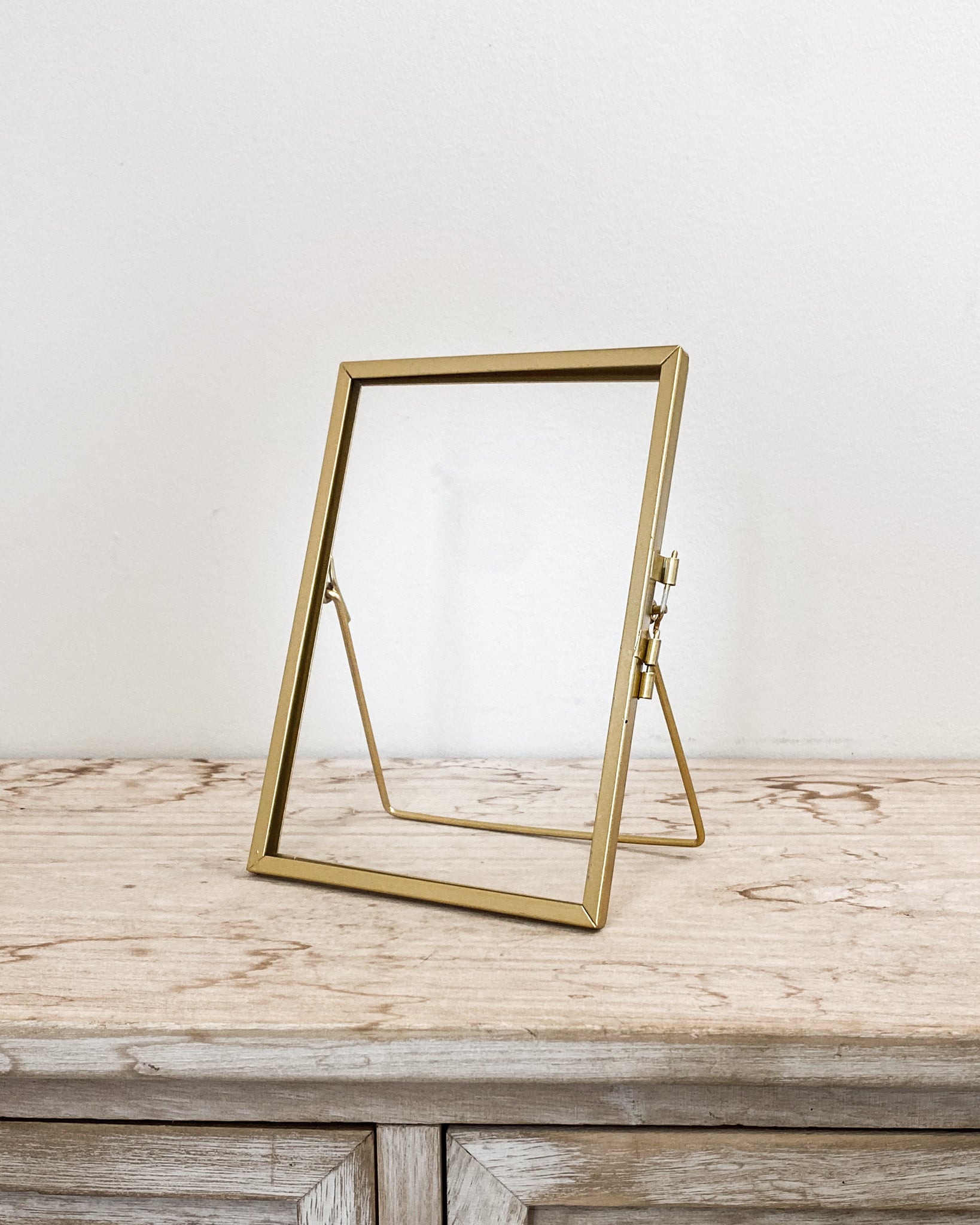 Gold Free Standing Photo Frame - Small