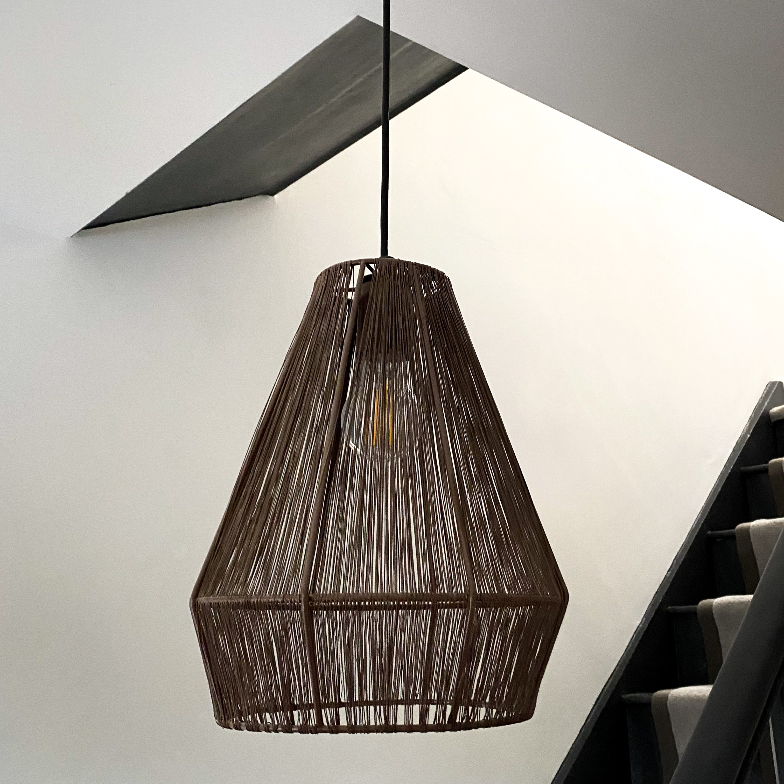 Alix Wire Pendant - Brushed Copper