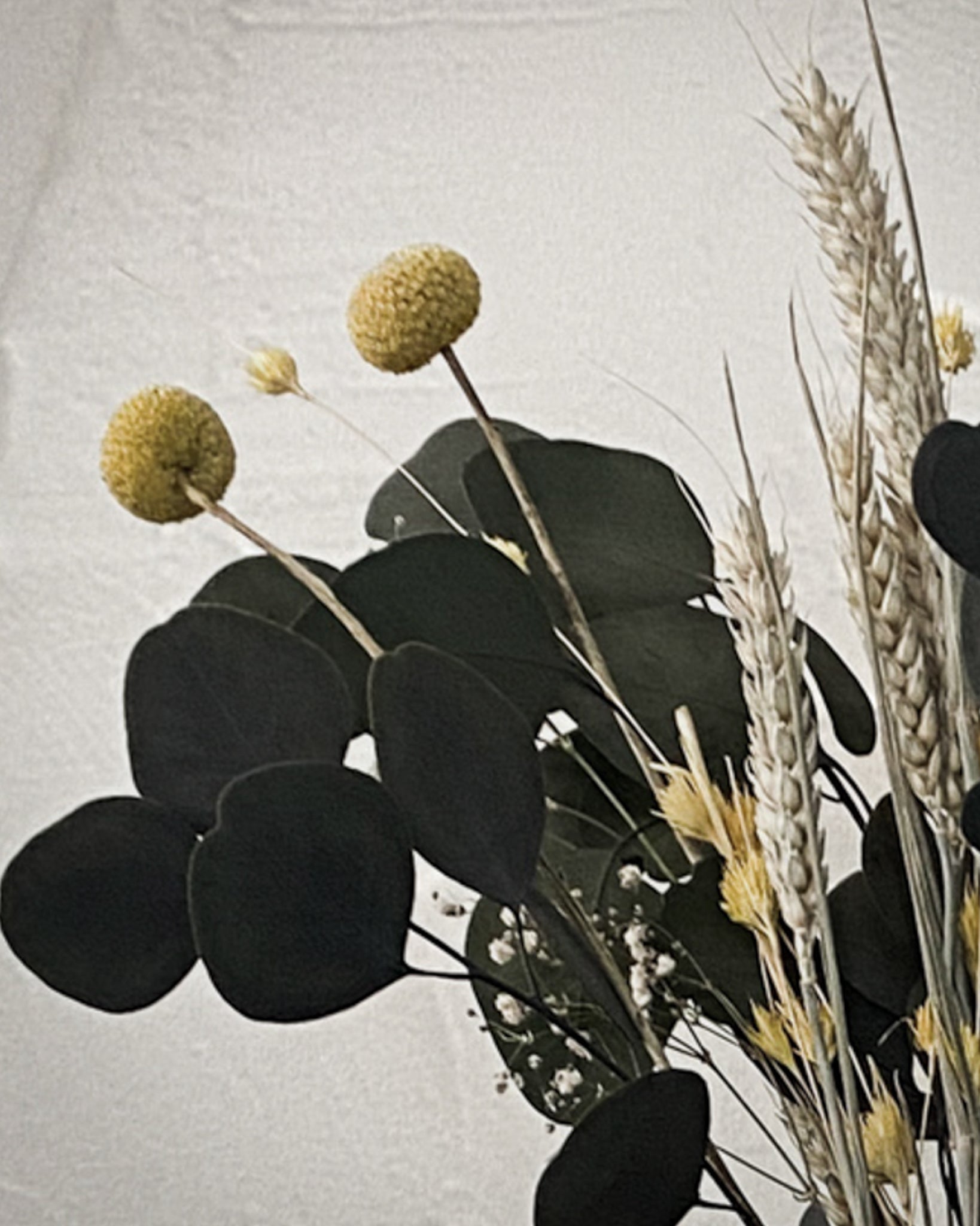 Dried Flower Bouquet: Eucalyptus & Billy Buttons