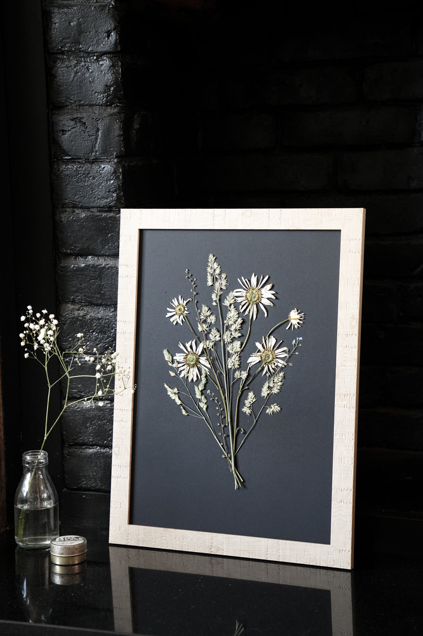 Golden Hour  – Large Pressed Flower Frame