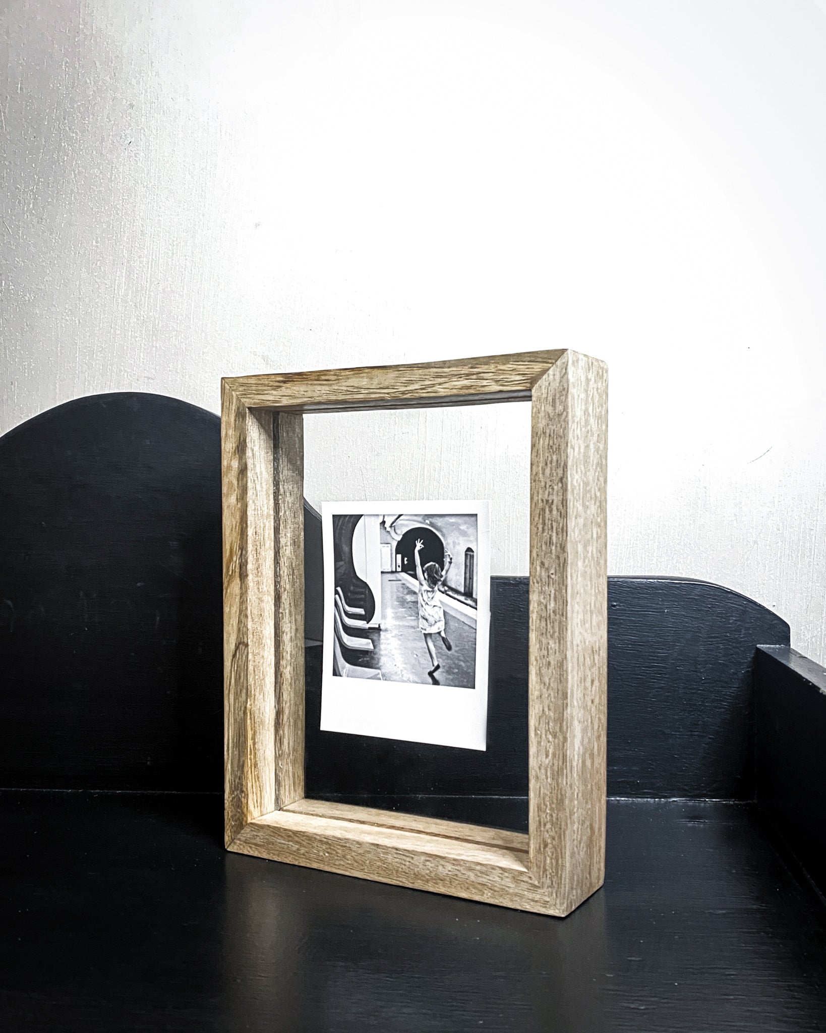 Small Taya Mango Wood Photo Frame: With Print