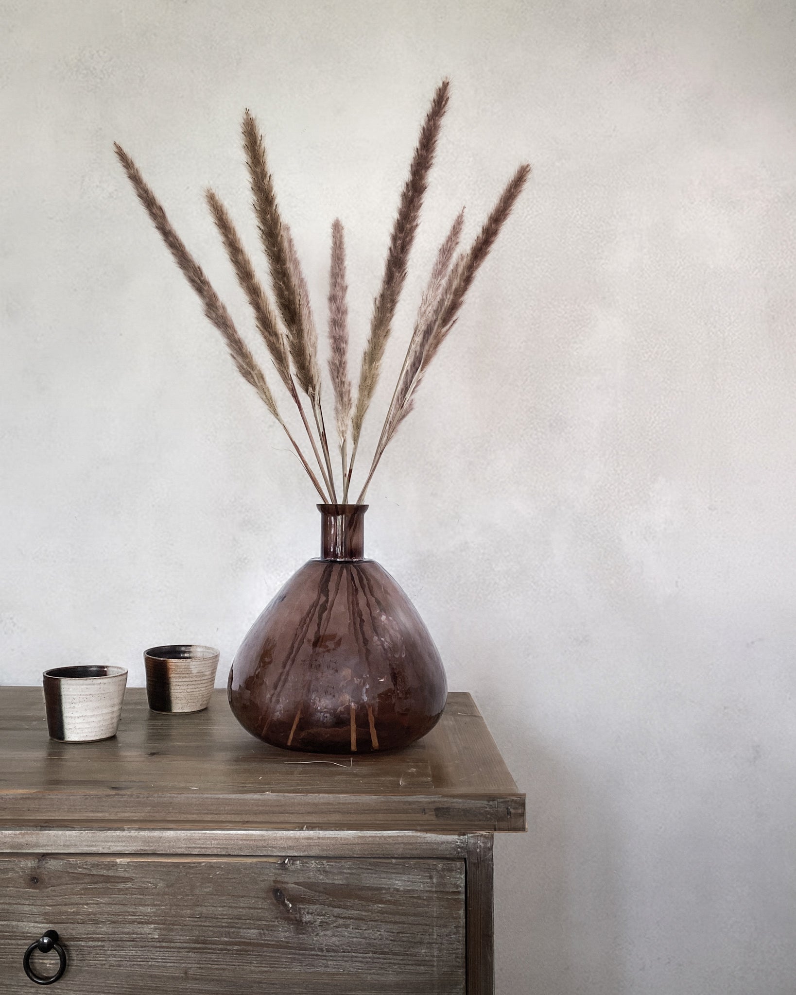 Dried Pampas Grass - Natural Dusky Pink