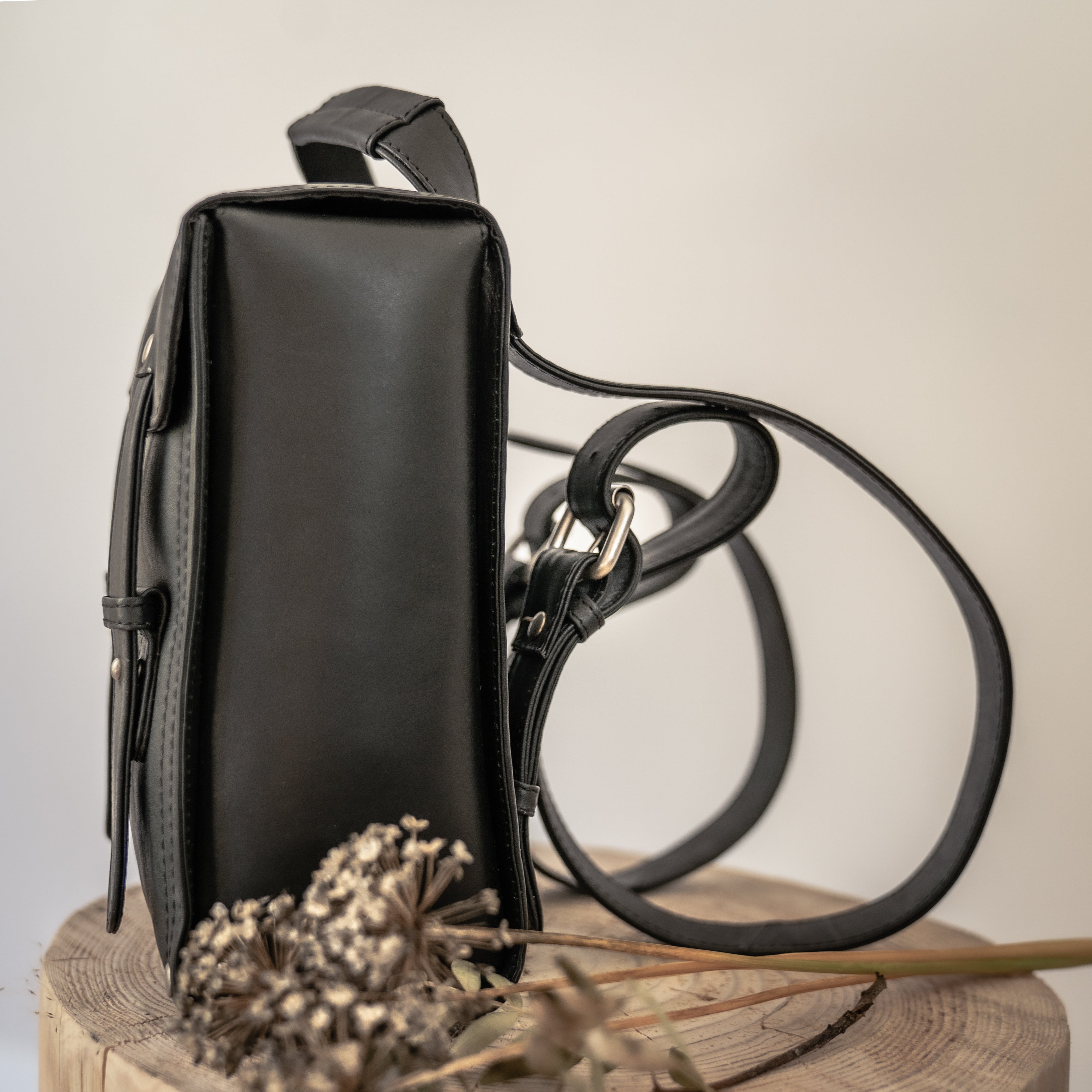 Nicco Leather Backpack - Black