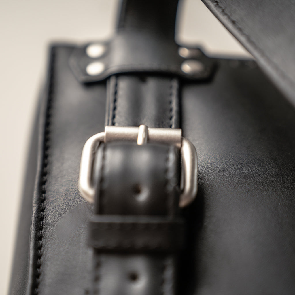 Nicco Leather Backpack - Black